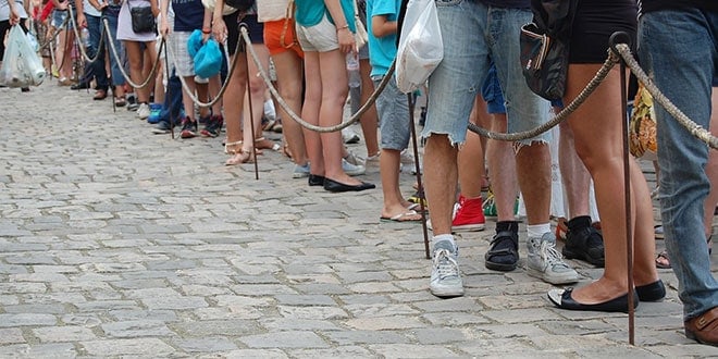 lining up lining up