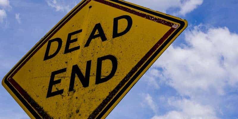 dead end