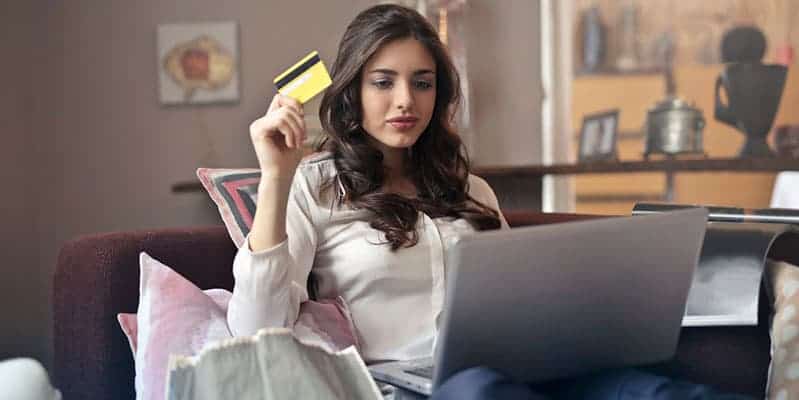 woman shopping ecommerce credit card woman shopping ecommerce credit card
